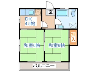 さかえ荘の物件間取画像